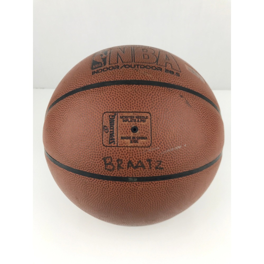 Spalding Basketball NBA All Conference Indoor/Outdoor Brown Leather Size 6 28.5" - Picture 2 of 7
